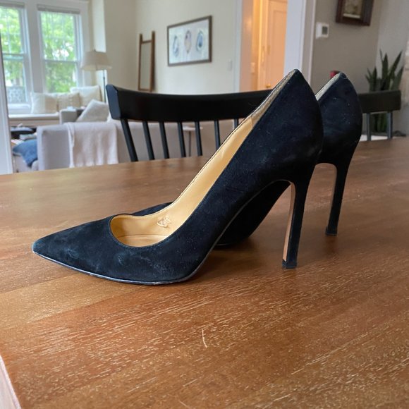 Black Ivanka Trump Heels 7.5M - Picture 4 of 5